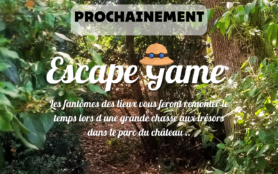 Préparation d’un Escape Game au coeur du parc du Château de Bergues